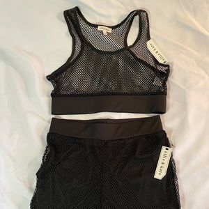 Mesh Tank Top Set